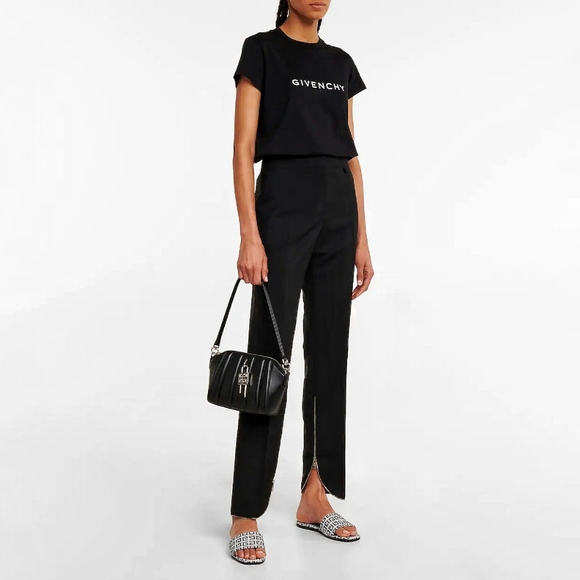 Givenchy 4G Flat Logo Slip On Vacation Denim Sandal - Picture 15 of 15